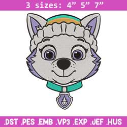 everest dog embroidery design, paw patrol embroidery, embroidery file,anime embroidery, anime shirt,digital download