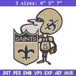 new orleans saints football embroidery design, saints embroidery, nfl embroidery, sport embroidery, embroidery design. (