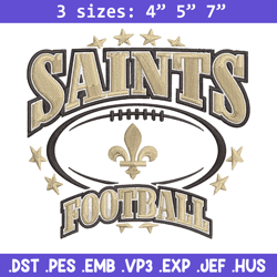 new orleans saints football embroidery design, saints embroidery, nfl embroidery, sport embroidery, embroidery design.