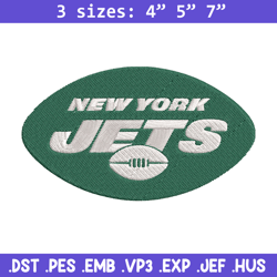 new york jets ball embroidery design, jets embroidery, nfl embroidery, logo sport embroidery, embroidery design.