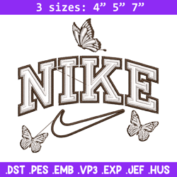 nike butterfly embroidery design, logo embroidery, logo design, logo shirt, digital download
