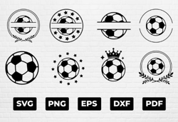 soccer svg bundle soccer ball monogram svg soccer designs soccer team svg soccer ball svg cut file for cricut silhouette