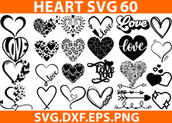 heart svg, love svg, hearts svg,heart symbol, for cricut, for silhouette, cricut designs, cut file, dxf, png, svg files
