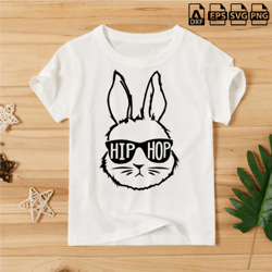 hip hop easter bunny svg bunny with sunglasses bunny with glasses svg kid's design boy easter svg easter svg easter cute