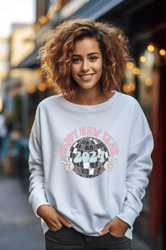 new year 2024 png groovy smile new year png trendy 2024 png christmas shirt design happy new year gift png trendy png de