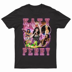 katy perry in concert play the las vegas vintage style printed unisex t-shirt