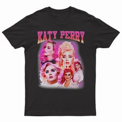 katy perry in concert play the las vegas vintage style printed unisex t-shirt