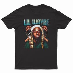 lil wayne black 90s rapper music graphic shirt unisex clothing trending tee bootleg