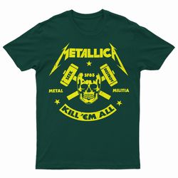 metallica music rock festival world tour 2024 heavy metal rock band merch shirt unisex clothing trending tee bootleg