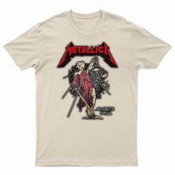 metallica music rock festival world tour 2024 heavy metal rock band merch shirt unisex clothing trending tee bootleg