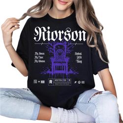 riorson house officially licensed fourth wing rebecca yarros basgiath war college trendy retro unisex trending shirt