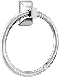 collection 6.25-inch diameter wall mount contemporary bathroom hand-towel ring, p5860,