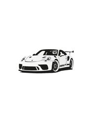 porsche gt3 rs graphic