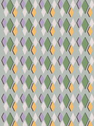 colorful preppy diamond shapes modern maximalist pattern gray teal graphic