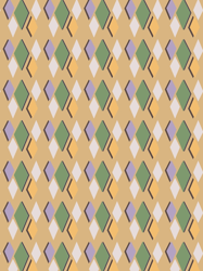 colorful preppy diamond shapes modern maximalist pattern honey yellow graphic