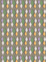 colorful preppy diamond shapes modern maximalist pattern muted green graphic
