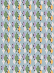 colorful preppy diamond shapes modern maximalist pattern sky blue graphic
