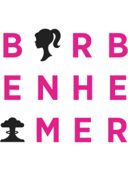 barbenheimer letters and iconsbarbie andoppenheimer