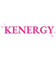 kenergy pink sparkling letters with stars