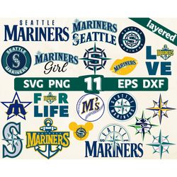 seattle mariners svg, seattle mariners logo, seattle mariners clipart, seattle mariners cricut, seattle mariners png