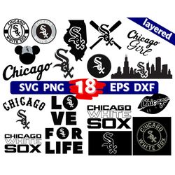 chicago white sox logo, chicago white sox svg, chicago white sox clipart, chicago white sox cricut, white sox png