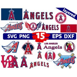 digital download, los angeles angels logo, los angeles angels svg, los angeles angels clipart, los angeles angels cricut