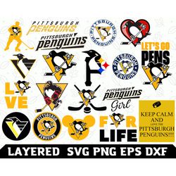 digital download, pittsburgh penguins logo, pittsburgh penguins svg, pittsburgh penguins cricut, pittsburgh penguins png