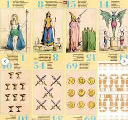 tarot cards with answers. tarot cards with a hint. printable tarot deck. a complete set of ancient esoteric tarot cards.