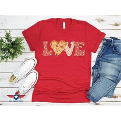 pizza love t-shirt, retro love t-shirt, valentines day t-shirt, cute valentines day shirt for women, funny valentines