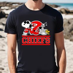 kansas city chiefs football peanuts t shirt, valentines day gift...