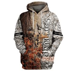 personalized hunting bow hunter deer hunting - 3d printed pullover hoodie