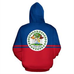 belize motto hoodie 3d, personalized all over print hoodie 3d