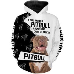 love pitbull hoodie hoodie 3d, personalized all over print hoodie 3d