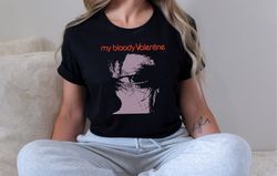 be my bloody_valentine love heart funny gift t shirt short sleeve hoodie - crewneck sweatshirt for men women full size 1