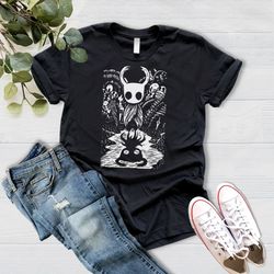 ghost knight graphic hollow t-shirt, hollow knight gaming t-shirt, cute hollow knight shirt, hollow knight art t-shirt 1