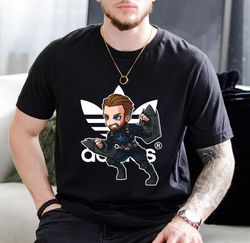 adidas chibi captain america new fan gift t-shirt