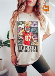 travis kelce the eras tour shirt, vintage travis kelce t-shirt, america football sweatshirt, football fans shirt, game d