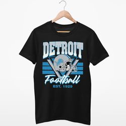 detroit lions football shirt, vintage style nfl detroit lions football shirt tee