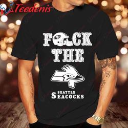 bold san francisco 49ers vs seattle seacocks fan shirt, 49ers gift ideas