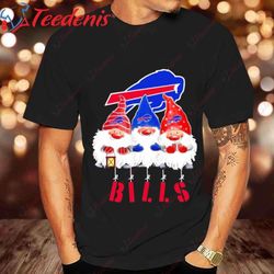 buffalo bills christmas gnomies t-shirt, unique buffalo bills gifts