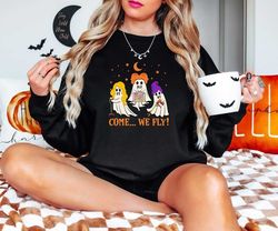 Come We Fly, Hallloween Speech Theraphy Sweatshirt, Speech Pathology Gift, Halloween Gift For Slp, Halloween Speech Path