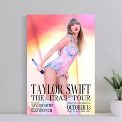 oct 13, 2023 taylor swift the eras tour poster, the eras tour concert poster, wall art print, art poster for gift, home