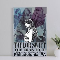 taylor swift eras tour poster, vintage poster, music poster, wall art music print, art poster for gift, home decor poste