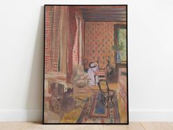 the board game by edouard vuillard wall decor art poster framed art print art canvas wall art print poster print art wal