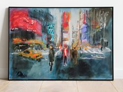 time square nyc by javier montesol wall decor art poster framed art print art canvas wall art print poster print art wal