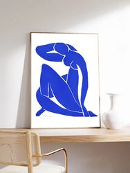 blue nude, henri matisse, fine art poster, impressionism, fine art print on museum quality paper