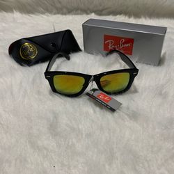 a ray-ban 2140 classic sunglasses polished black frame 54mm