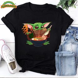 baby yoda eat ramen t-shirt, baby yoda t-shirt, baby yoda sweatshirts 90s, baby yoda hoodies, baby yoda fan gifts, baby