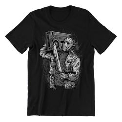 beatblood boom box horror movie mash up men's unisex t-shirt