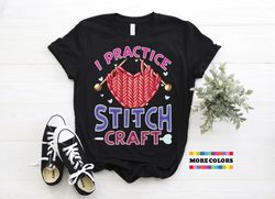 cool knitting lover shirt, quilter sewing machine top crochet sewing tee sewing fabrics t shirts quilting fan gifts seam